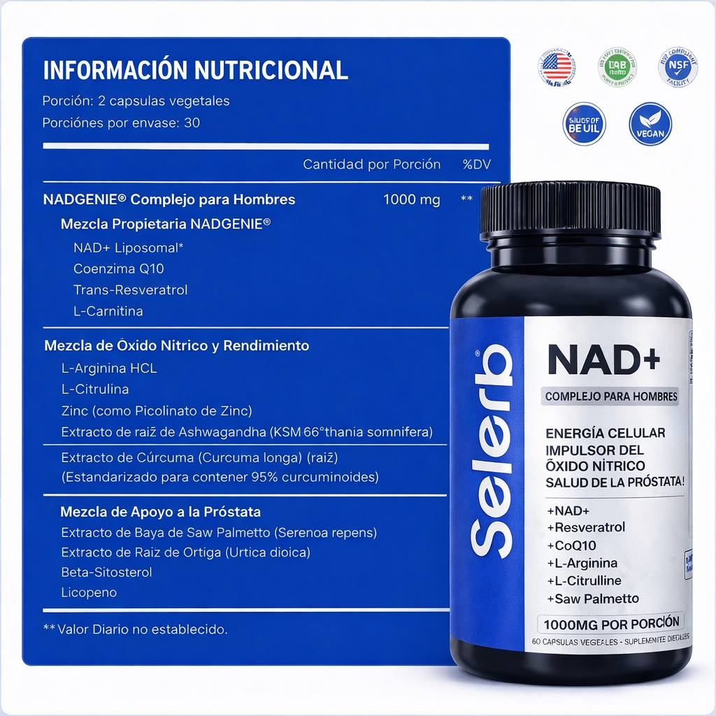 NAD+ Selerb – Con RESVERATROL