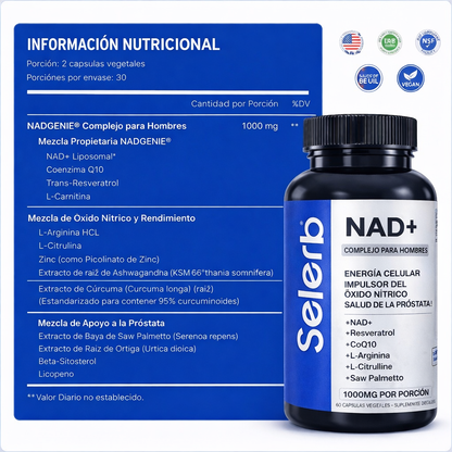 NAD+ Selerb – Con RESVERATROL